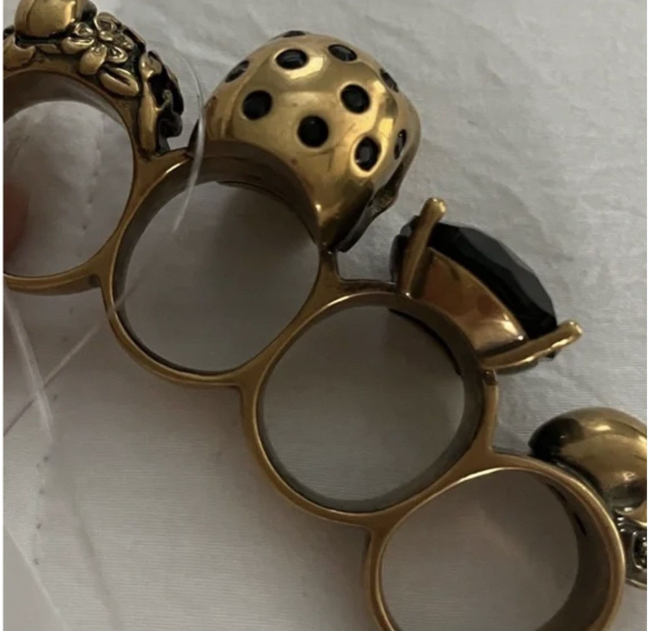 Alexander McQueen Alexander McQueen knuckle ring Size ONE SIZE - 10 Thumbnail