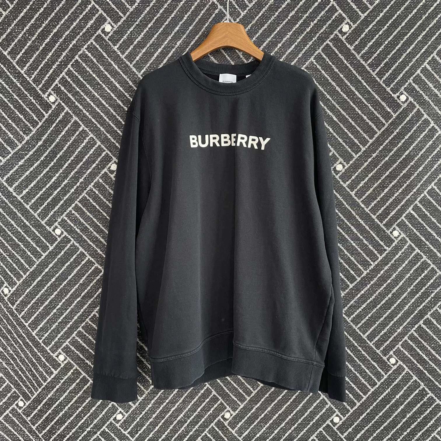 Burberry Burberry SS22 logo print sweatshirt black XXL Size US XXL / EU 58 / 5 - 1 Thumbnail