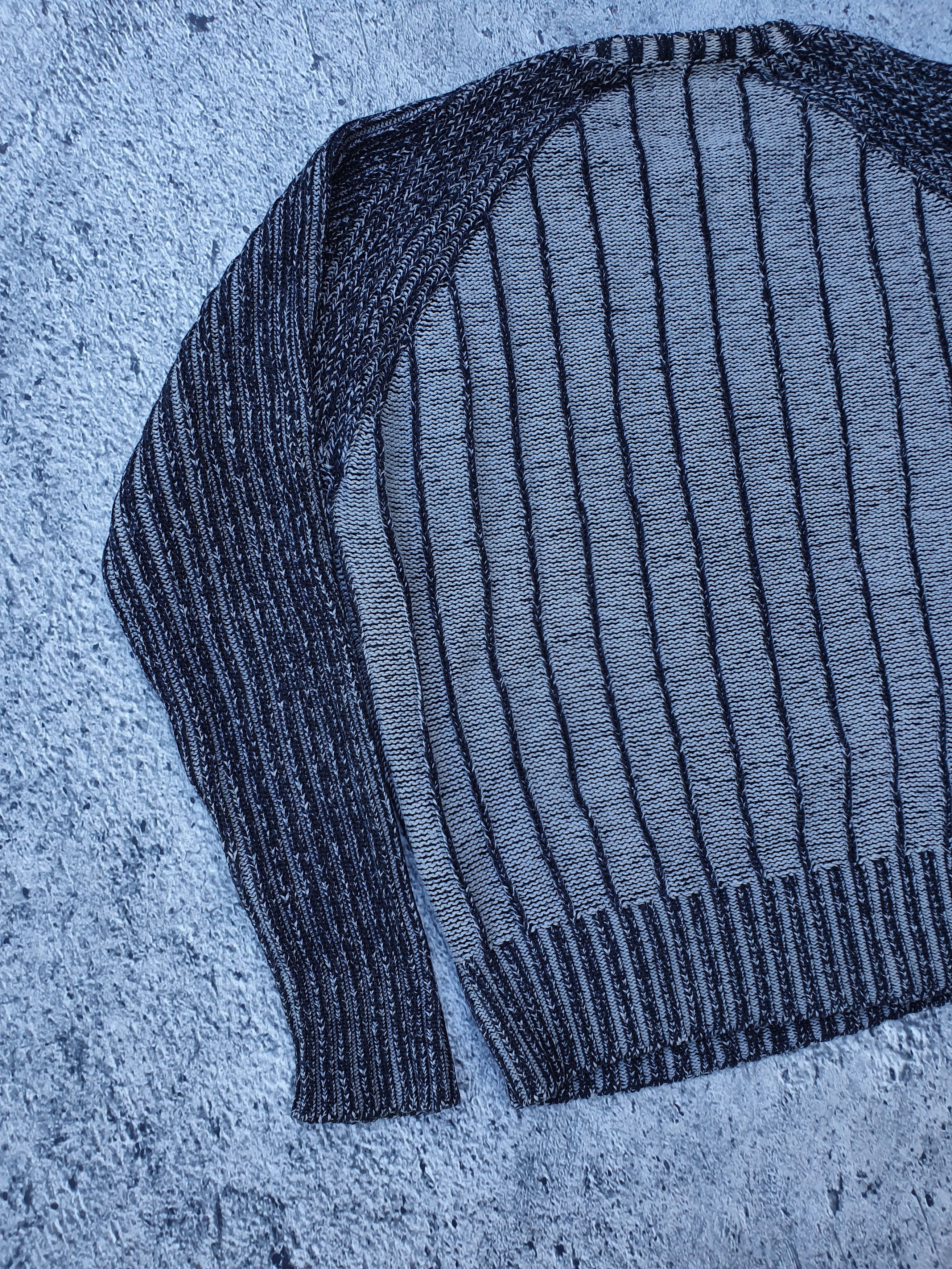 Vintage Y2k ribbed boxy cropped thick knit sweater Size US XL / EU 56 / 4 - 6 Thumbnail