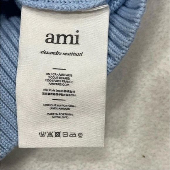 AMI AMI Paris Crewneck Jumper Sky Blue Men'sXL Size US XL / EU 56 / 4 - 5 Thumbnail