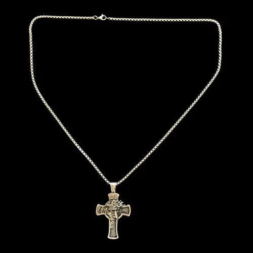 VIBE Cross Pendant Necklace Jesus Chain Size ONE SIZE - 2 Thumbnail