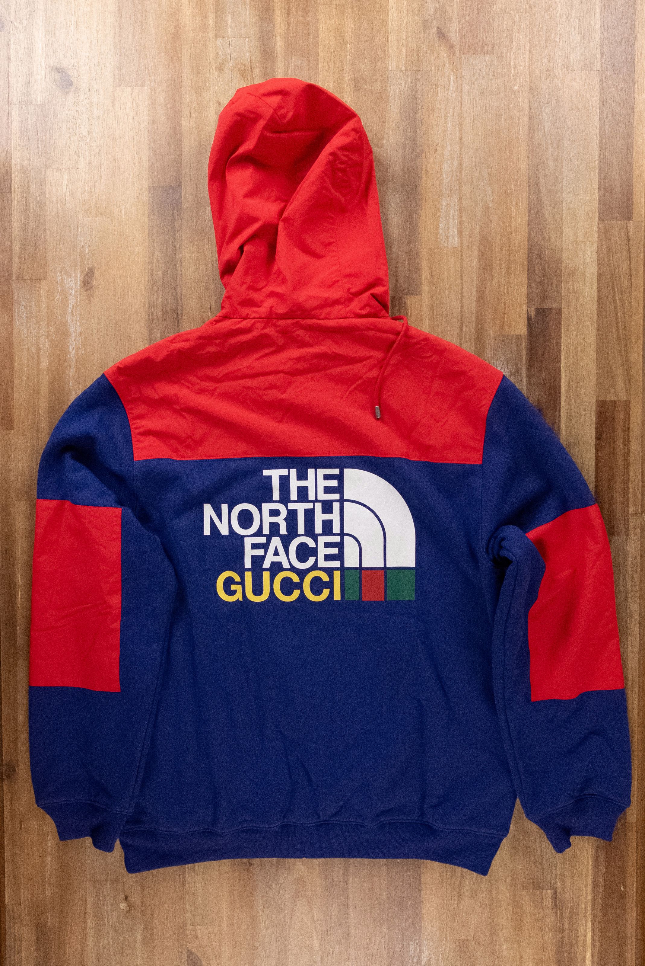 Gucci × The North Face GUCCI x THE NORTH FACE blue red logo print zip jacket Medium Size US M / EU 48-50 / 2 - 11 Thumbnail