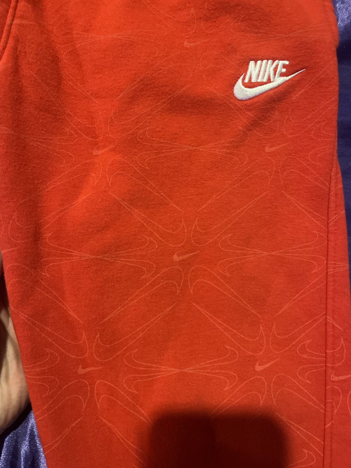 Nike Red Nike sweatpants Size US 31 - 2 Thumbnail