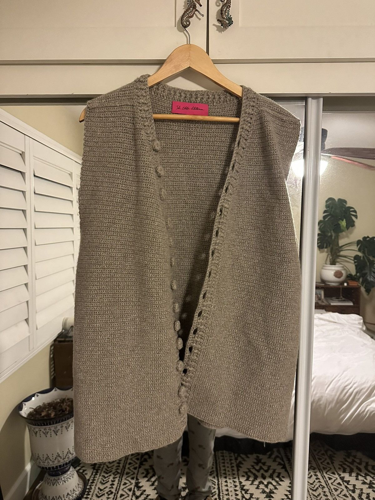 The Elder Statesman The elder statesman crochet button up vest Size US M / EU 48-50 / 2 - 1 Thumbnail