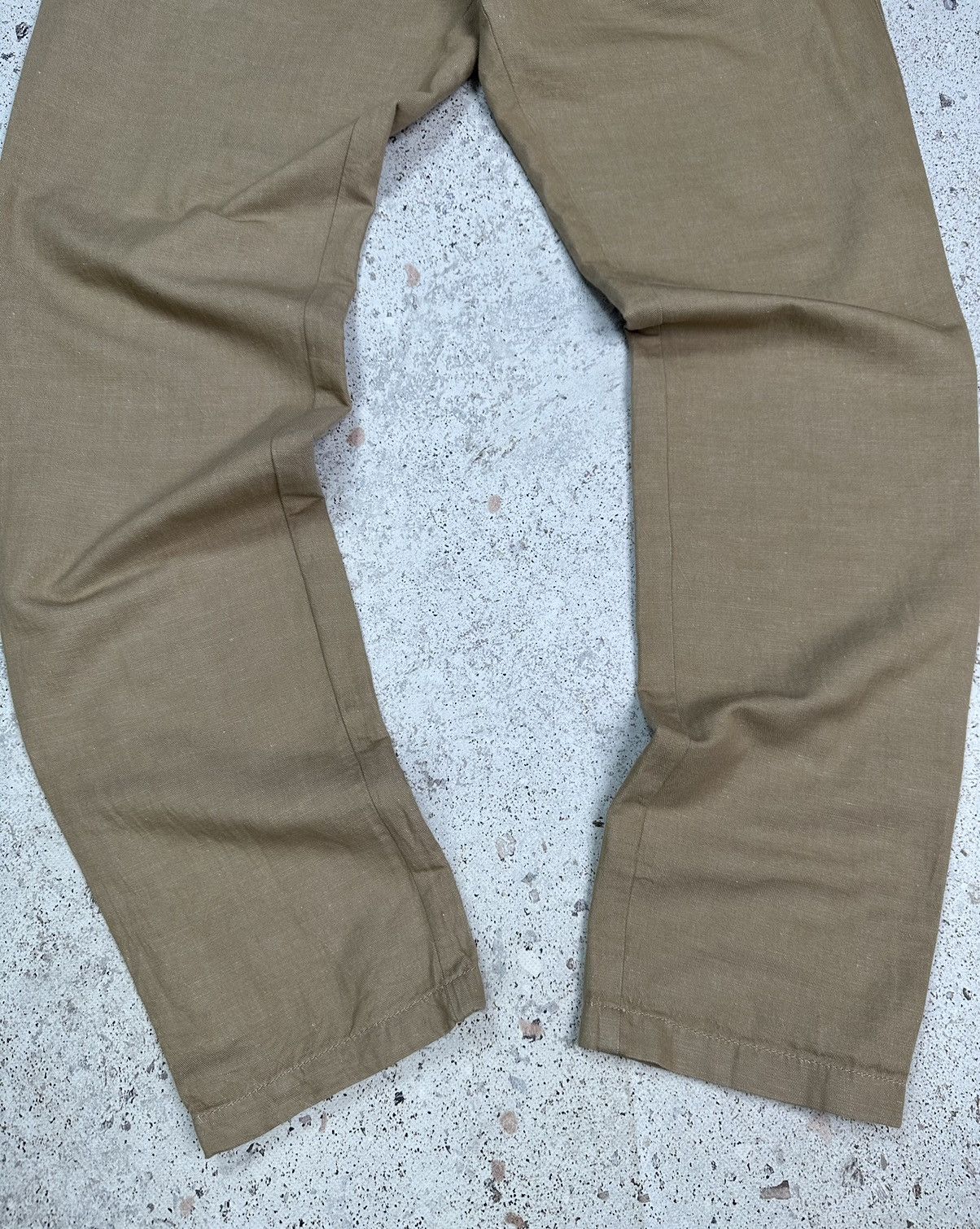 Lacoste Lacoste Cotton-Linen Trousers Men 34 Pants beige M L Size US 34 / EU 50 - 3 Thumbnail