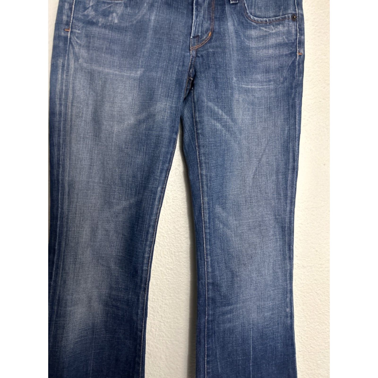 Citizens Of Humanity Citizens of Humanity Jeans Womens 27 Blue Ingrid 002 Low Waist Flare Dark Wash Size 30" / US 8 / IT 44 - 3 Thumbnail