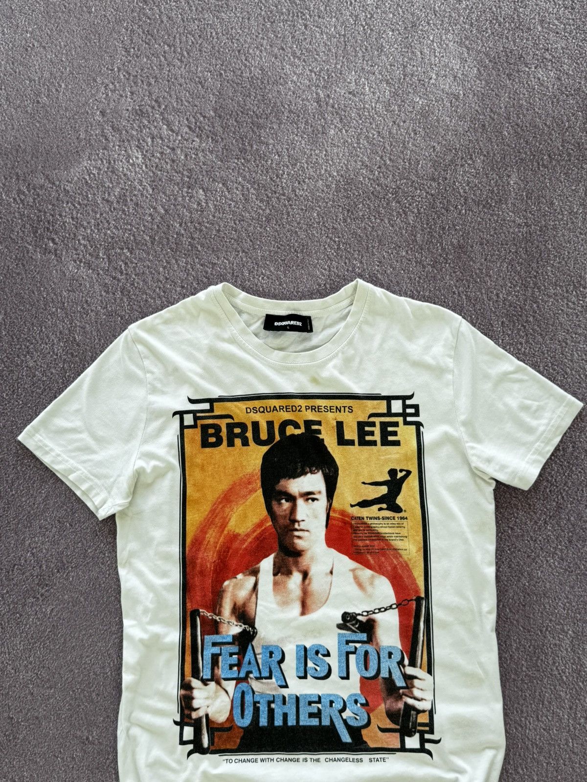 Dsquared2 00s Dsquared Bruce Lee Logo Y2K Printed T-Shirt Size US M / EU 48-50 / 2 - 2 Thumbnail