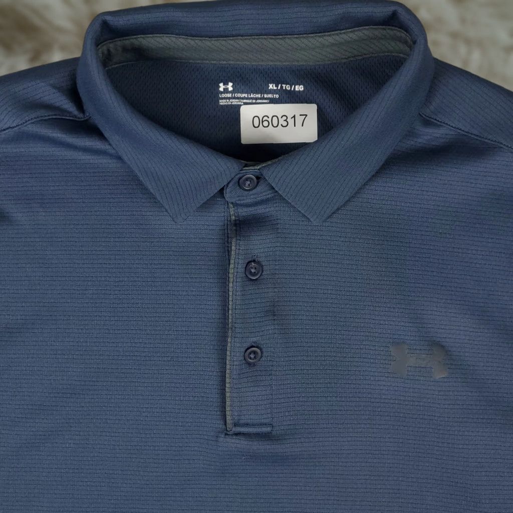 Under Armour Under Armour Polo Shirt Mens Size XL Blue Golf Casual Short Sleeve Polo Shirt Men XL Blue Golf Casual Short Sleeve Under Armour Ponte Size US XL / EU 56 / 4 - 1 Thumbnail