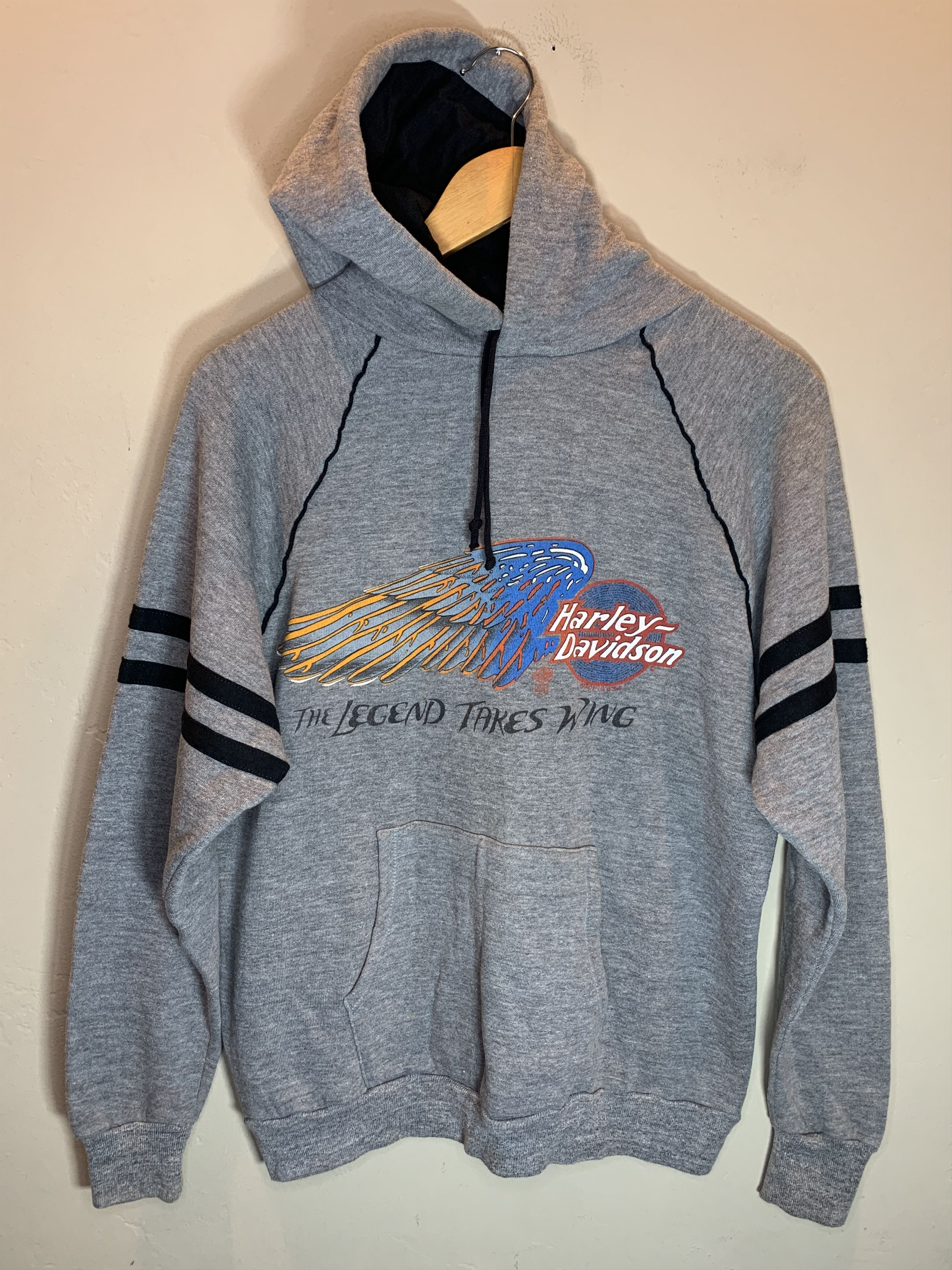 Harley Davidson *RARE* Vintage 70’s Harley Davidson Legend Takes Wing Hoodie Size US L / EU 52-54 / 3 - 1 Thumbnail