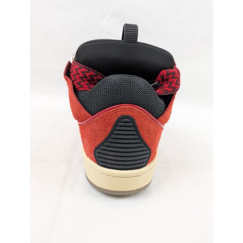 Lanvin o1rshd1 Curb Sneakers in Poppy Red/Black Size US 11 / EU 44 - 11 Thumbnail
