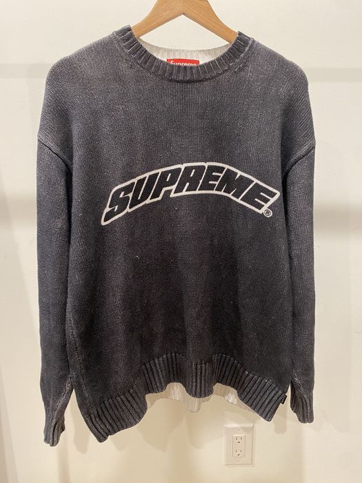 Supreme Supreme Printed Washed Sweater | Grailed