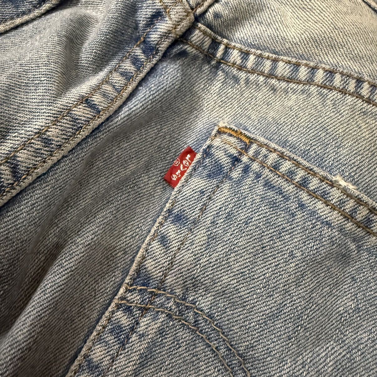 Levi's Vintage y2k Levis 501 Straight Cut Distressed Denim W34 Size US 34 / EU 50 - 10 Thumbnail