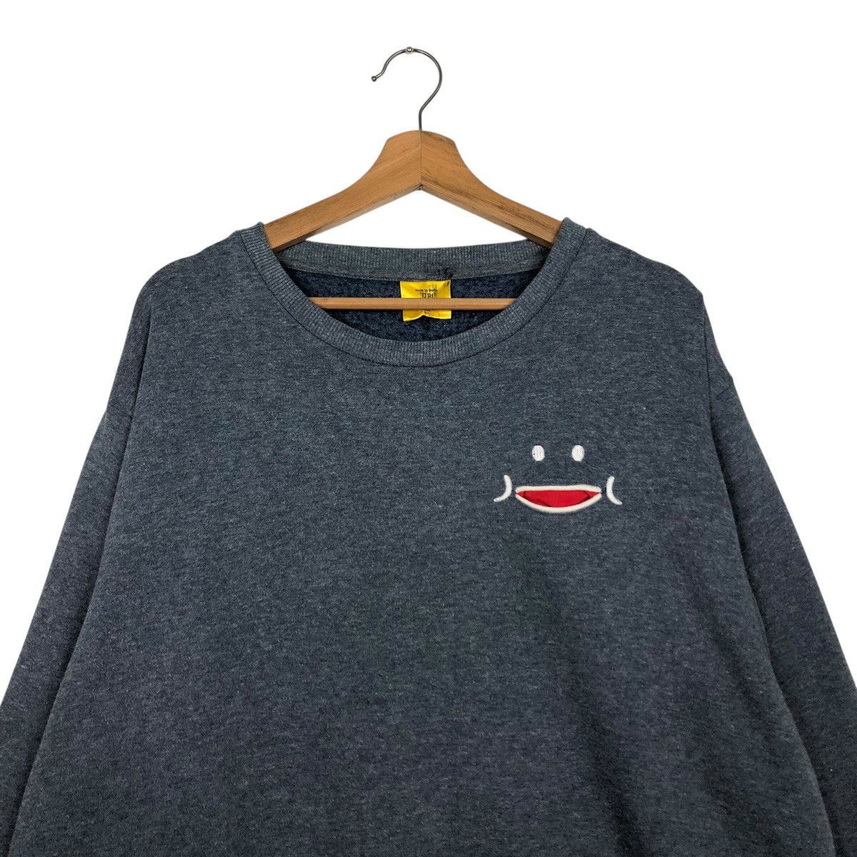 Japanese Brand Cute Smiley Face Graphic Sweatshirt Up Smile Kapital Size US L / EU 52-54 / 3 - 4 Thumbnail