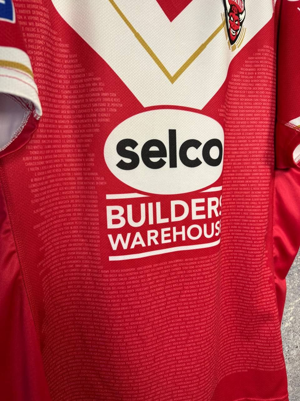 Vintage Salford Red Devils Rugby Jersey Men's Size XL Size US XL / EU 56 / 4 - 6 Thumbnail