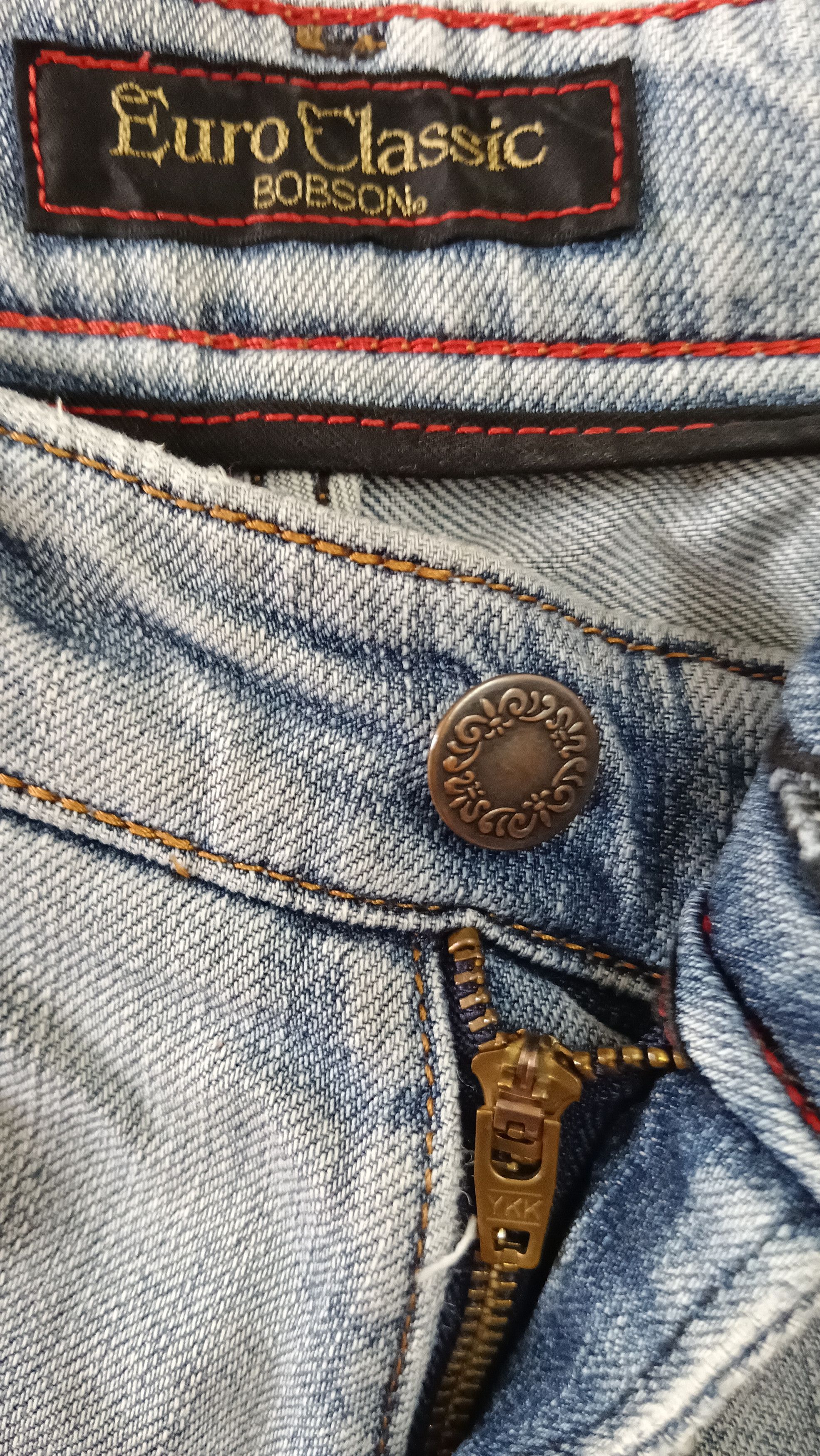 If Six Was Nine Bobson Euro Classic Patchwork Denim Size US 31 - 11 Thumbnail