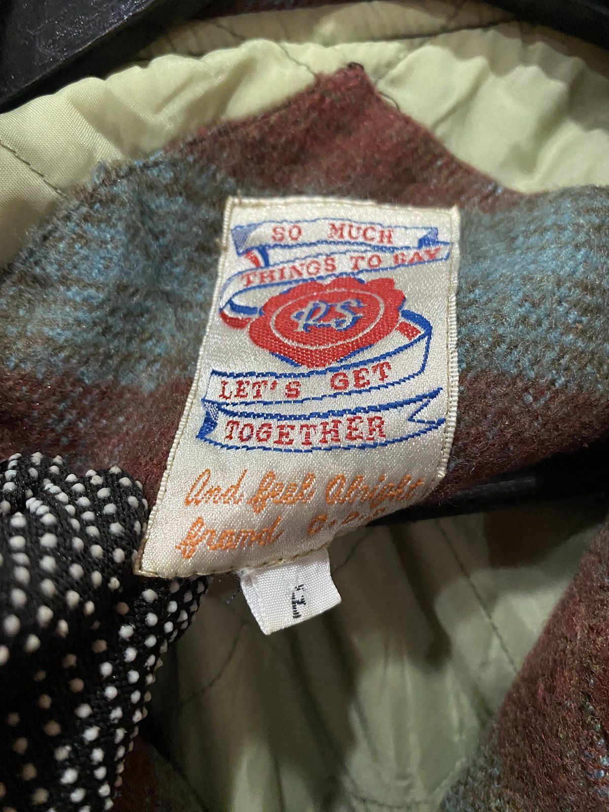 Other Vintage “PS Let’s Get Together” Quilted Plaid Jacket Size US M / EU 48-50 / 2 - 5 Thumbnail