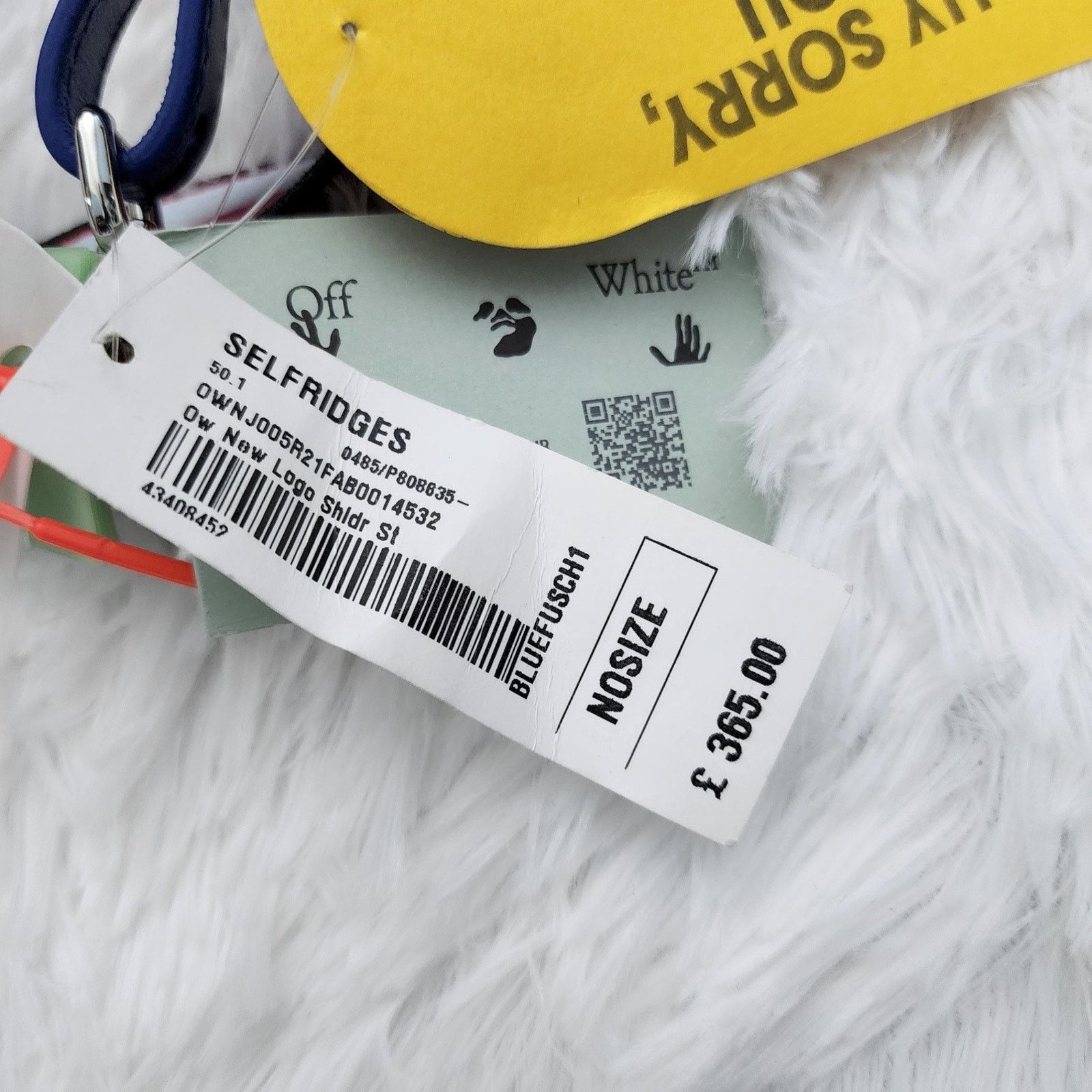 Off-White Off-White Classic Logo Shoulder Strap for Bags in Blue Size ONE SIZE - 7 Thumbnail