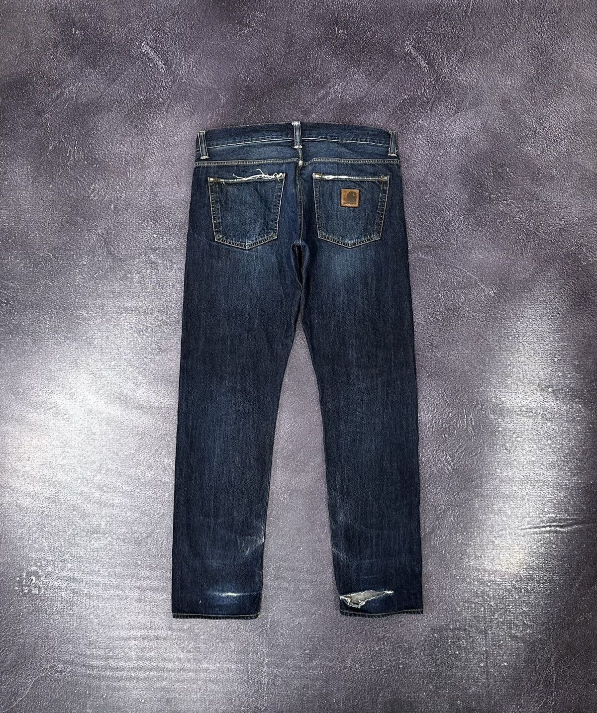Carhartt Vintage Carhartt Distressed USA Japanese Denim Baggy Jeans Size US 34 / EU 50 - 1 Thumbnail