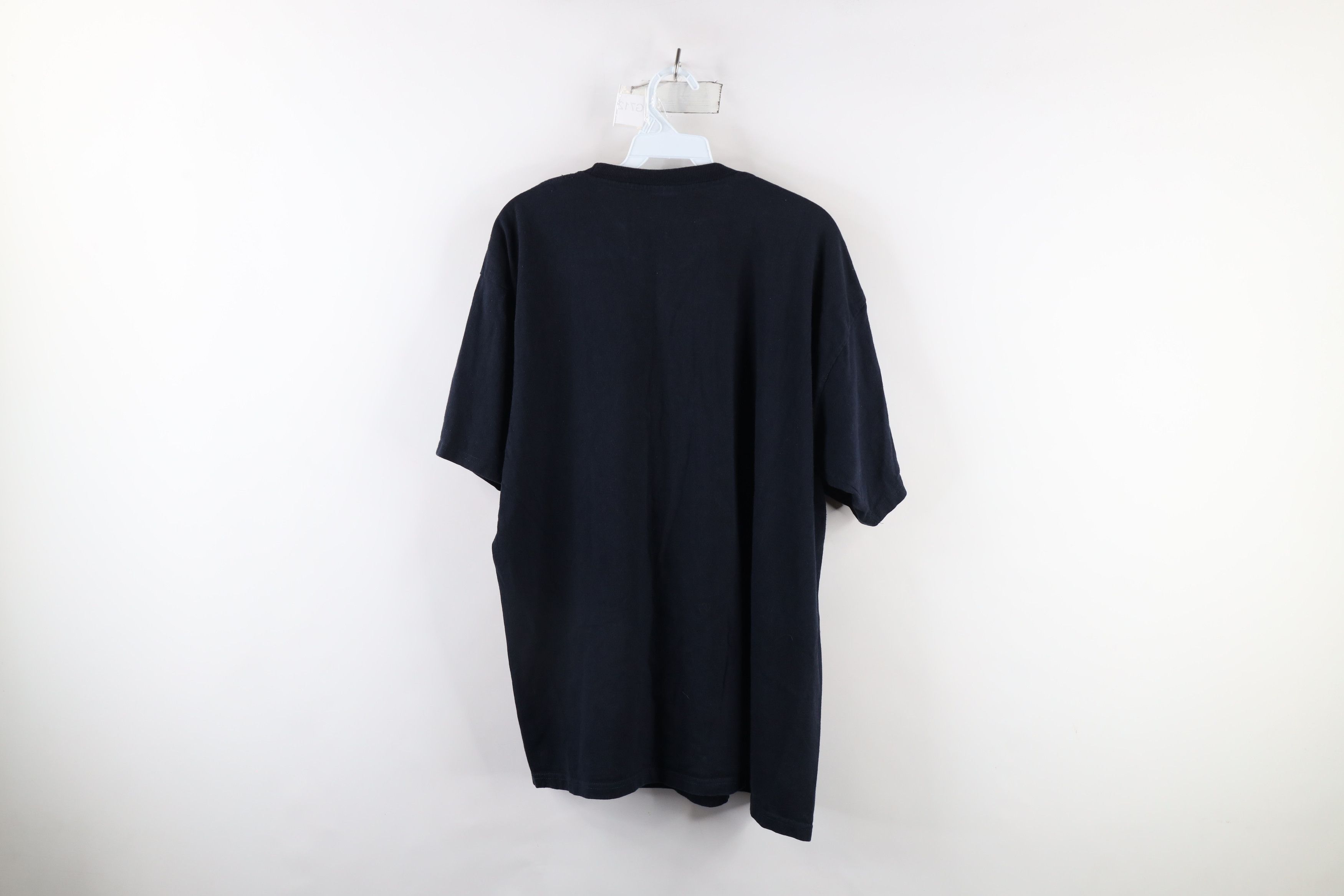 Vintage Vintage 90s Streetwear Heavyweight T-Shirt Black Cotton Size US XL / EU 56 / 4 - 5 Thumbnail