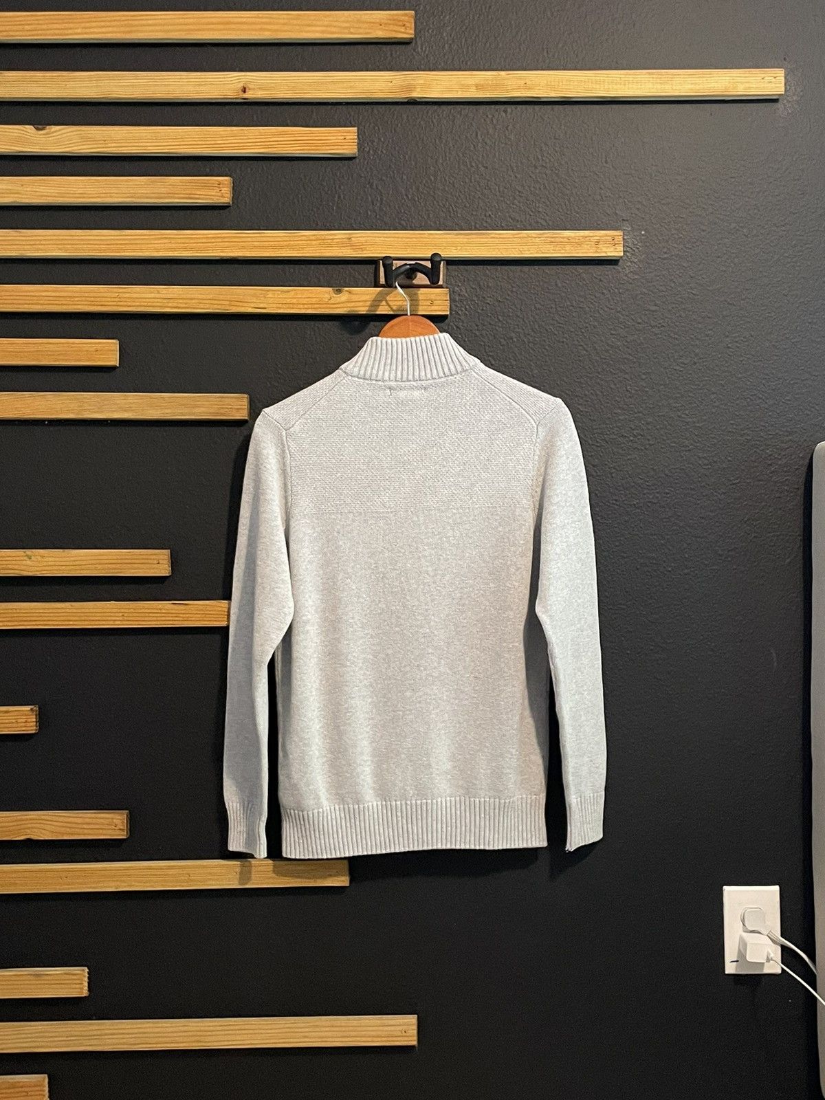 Vintage Button Mock Neck Sweater Size US M / EU 48-50 / 2 - 2 Thumbnail