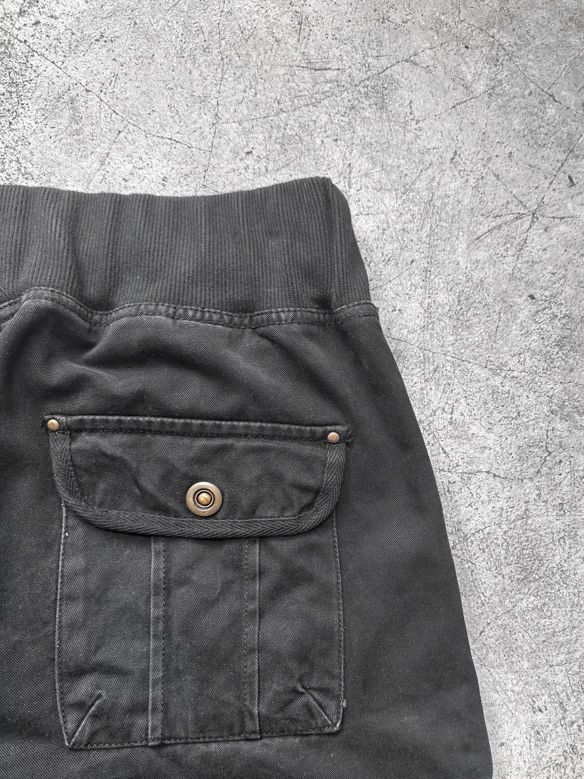 14th Addiction × If Six Was Nine × Le Grande Bleu (L.G.B.) G.O.A. Flared Black Cargo Pants Size US 30 / EU 46 - 4 Thumbnail
