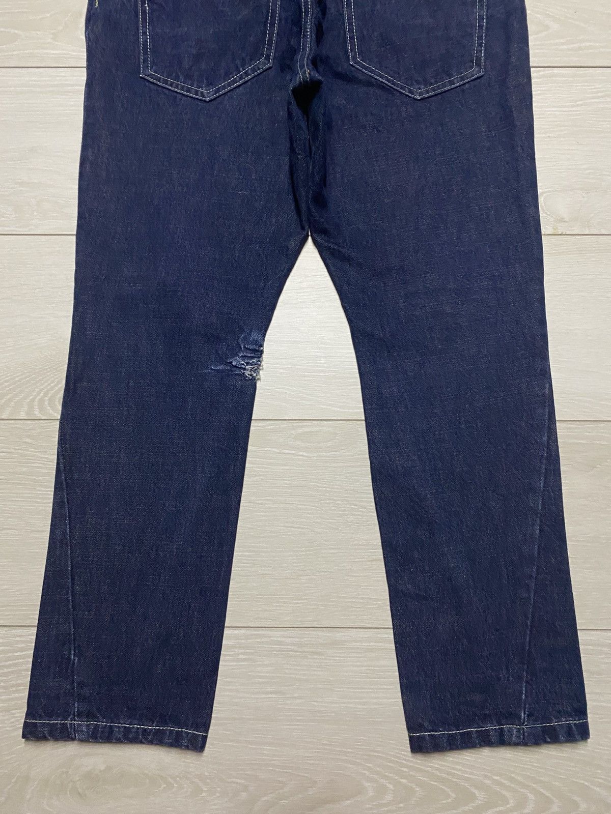 Issey Miyake Vintage Mili-mili Bush Pant Skinny Denim Size US 33 - 8 Thumbnail