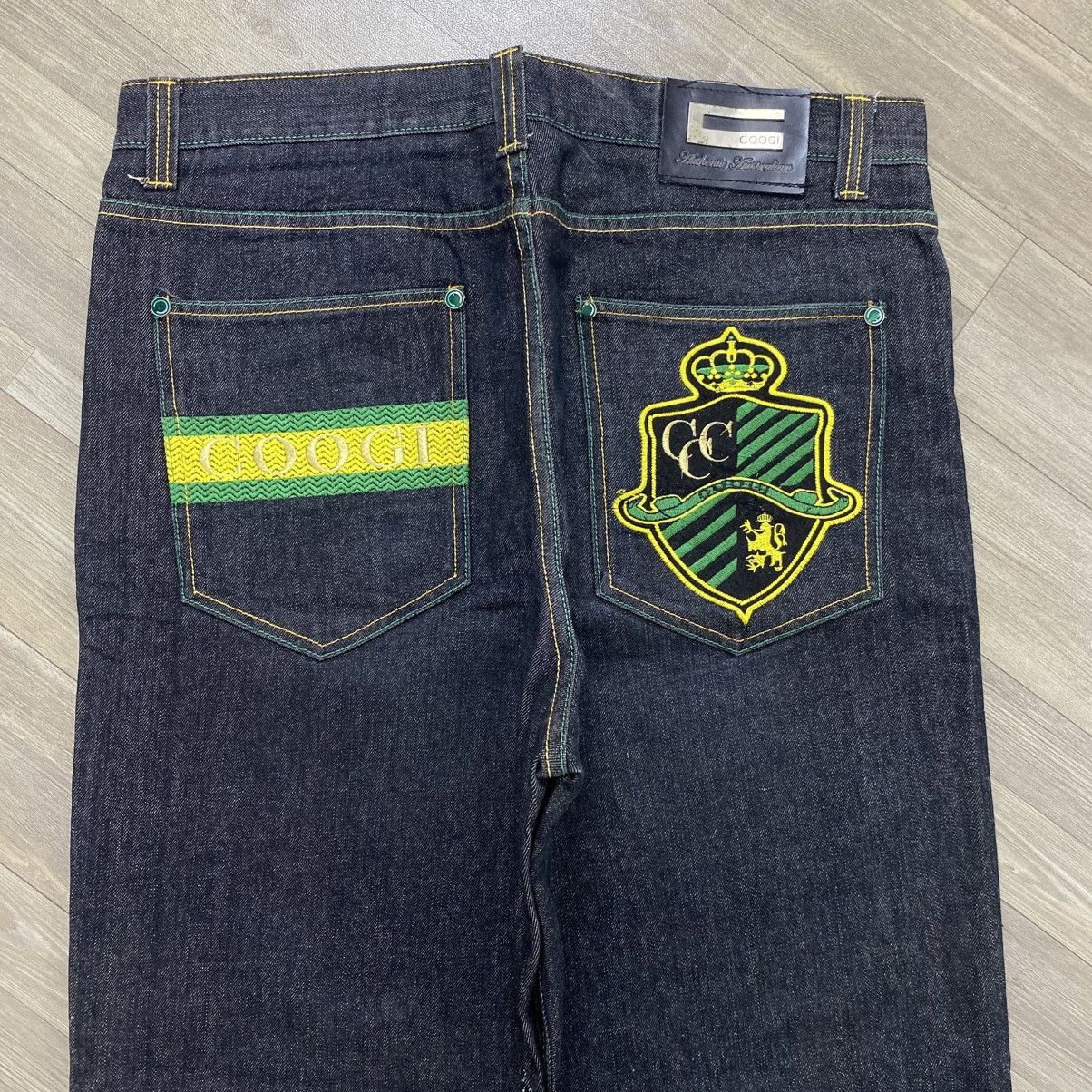 Coogi RARE Y2K Vintage Coogi Baggy Embroidered Jeans Size US 40 / EU 56 - 2 Thumbnail