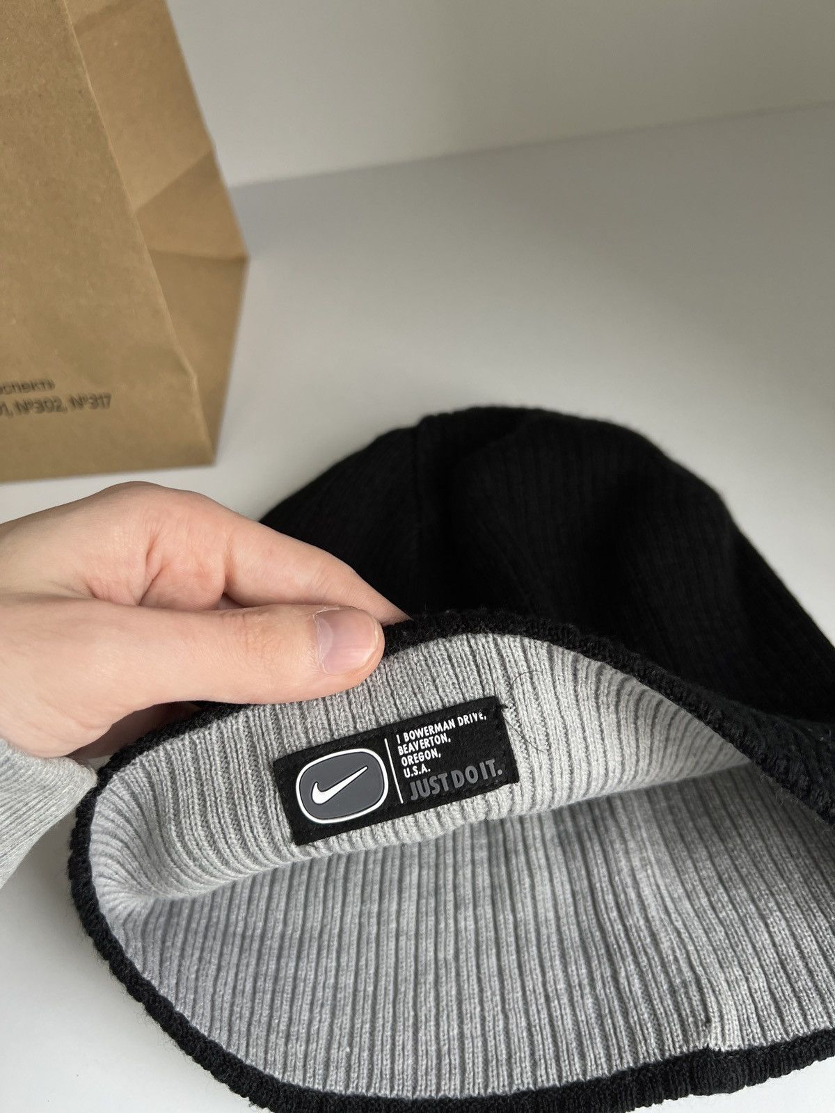 Nike × Vintage Vintage Nike 90s Street wear Beanie Size ONE SIZE - 6 Thumbnail