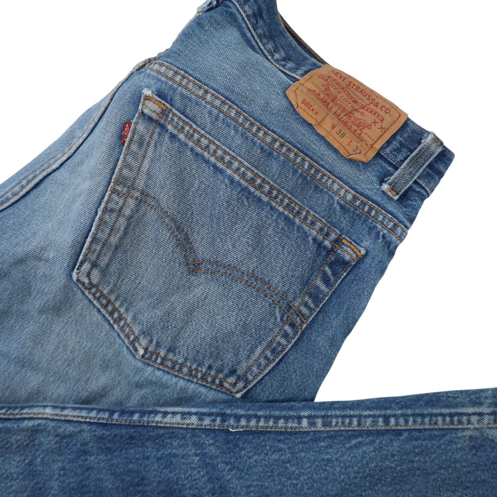 Levi's × Vintage Vintage Distressed Levis 501xx USA Made Denim Jeans Size US 38 / EU 54 - 14 Thumbnail