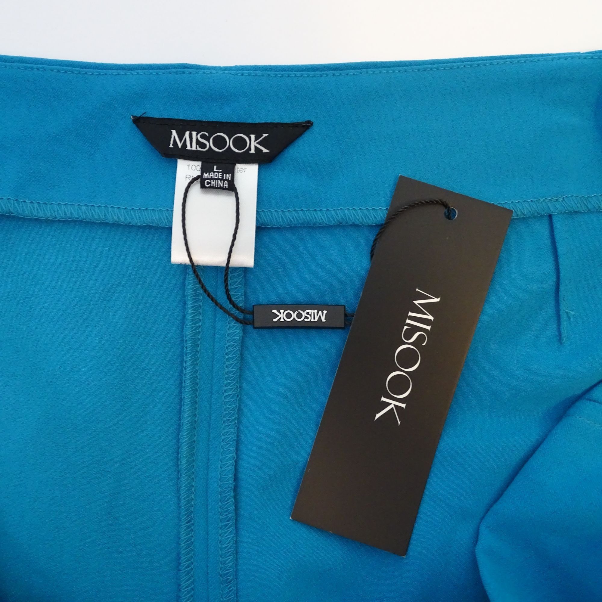 Other Misook Women Blue Wide Leg Dressy Culotte Shorts Size L Size 36" / US 14 / IT 50 - 4 Thumbnail