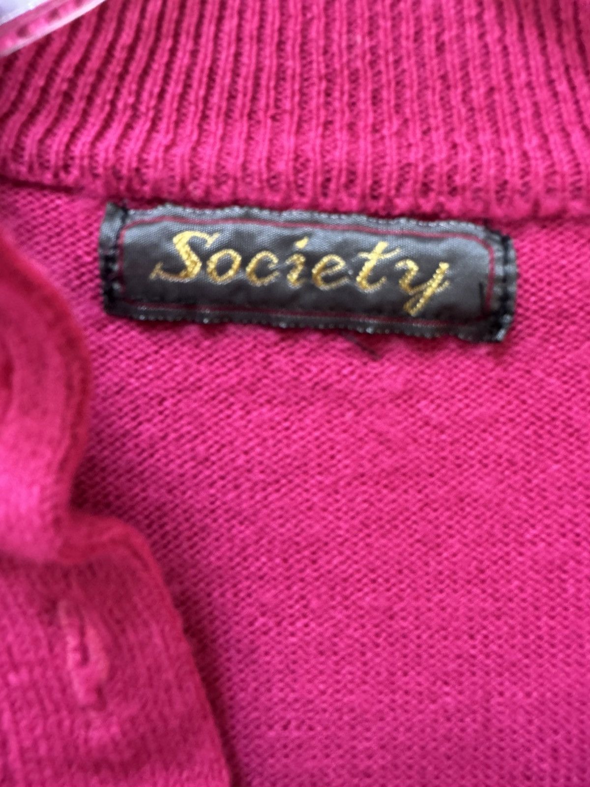 Vintage Society hot pink M women’s vintage sweater so soft pullover Size M / US 6-8 / IT 42-44 - 4 Thumbnail