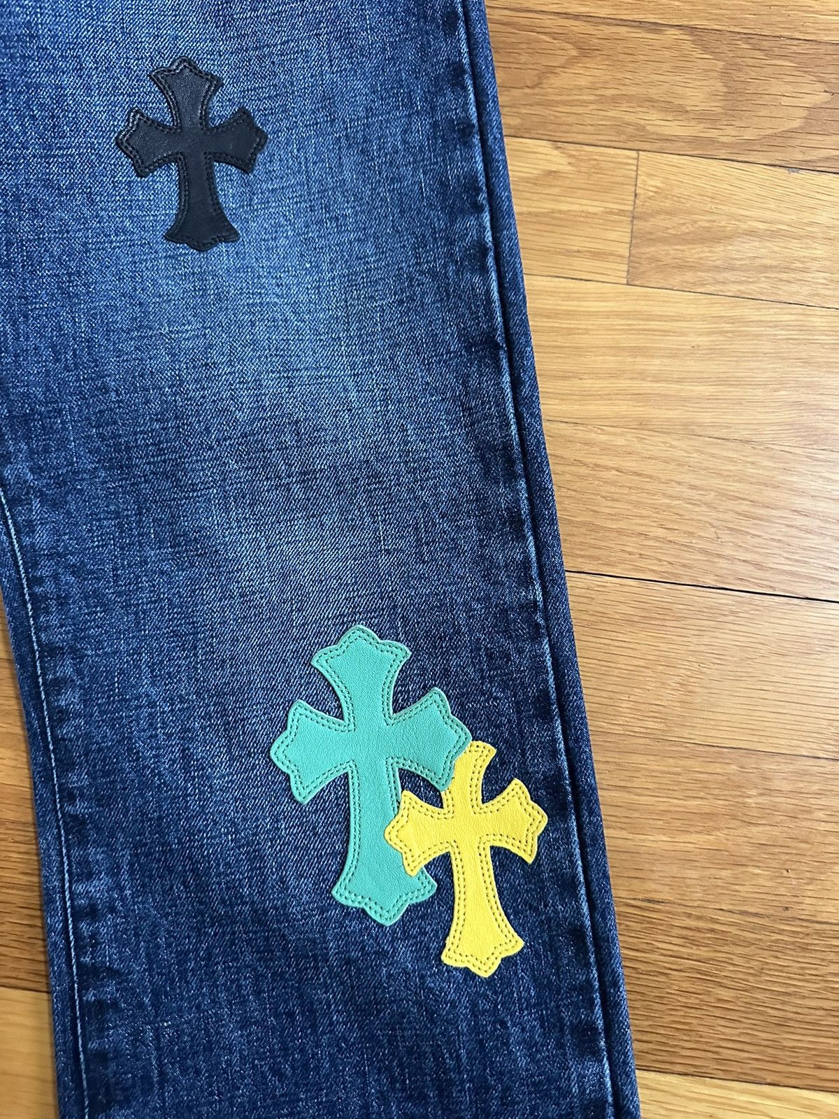 Chrome Hearts Custom Cross patch denim 1/1 special order Size US 29 - 5 Thumbnail