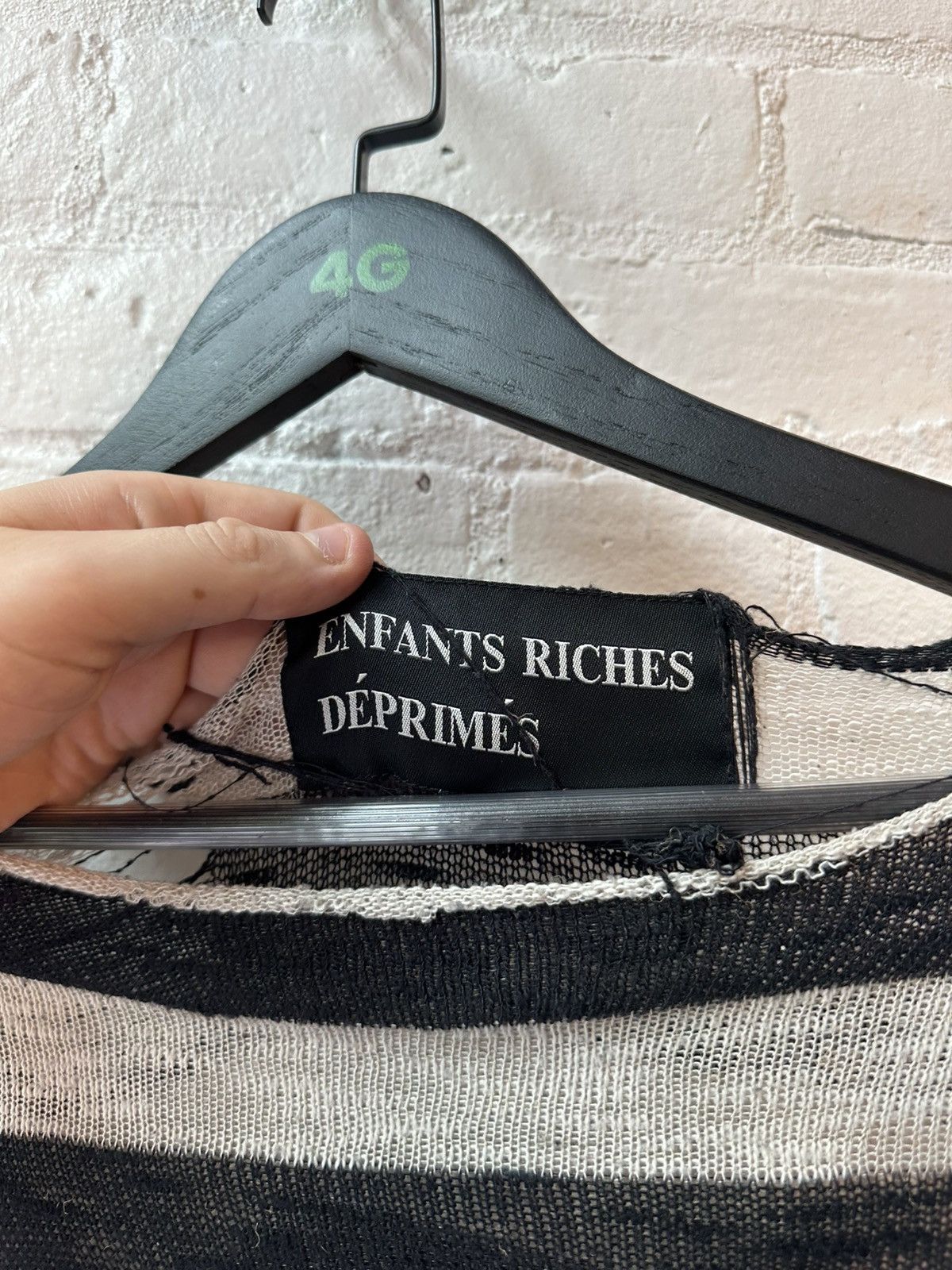 Enfants Riches Deprimes Thrashed Striped Long Sleeve Size US S / EU 44-46 / 1 - 5 Thumbnail