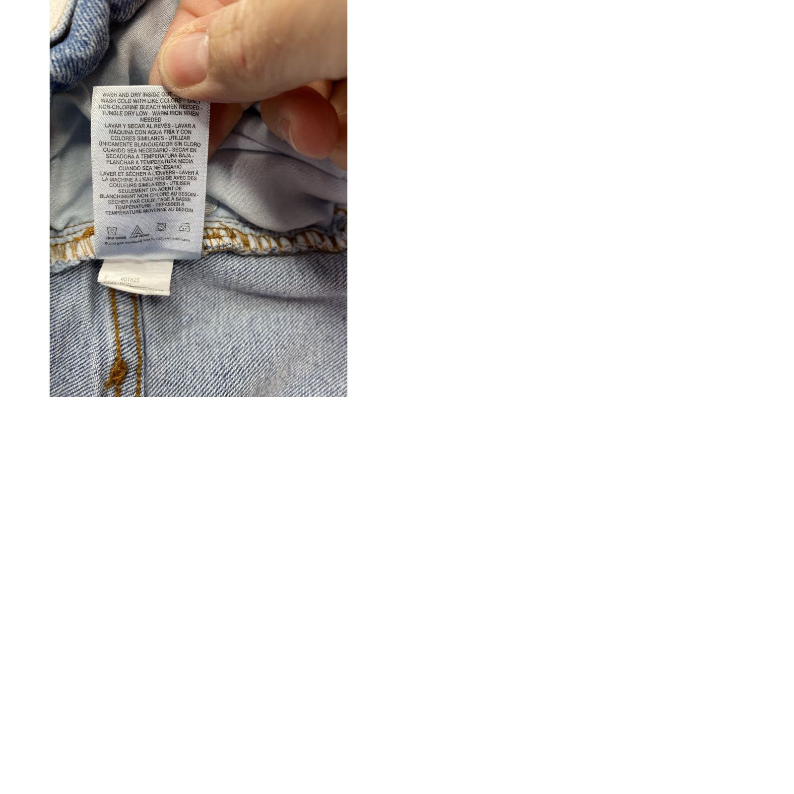 Jessica Simpson Jessica Simpson Jeans Womens 22W Primrose High Rise Wide-Leg Crop Stretch Benign Bohemian Vintage: No Size 40" / US 18 - 9 Thumbnail