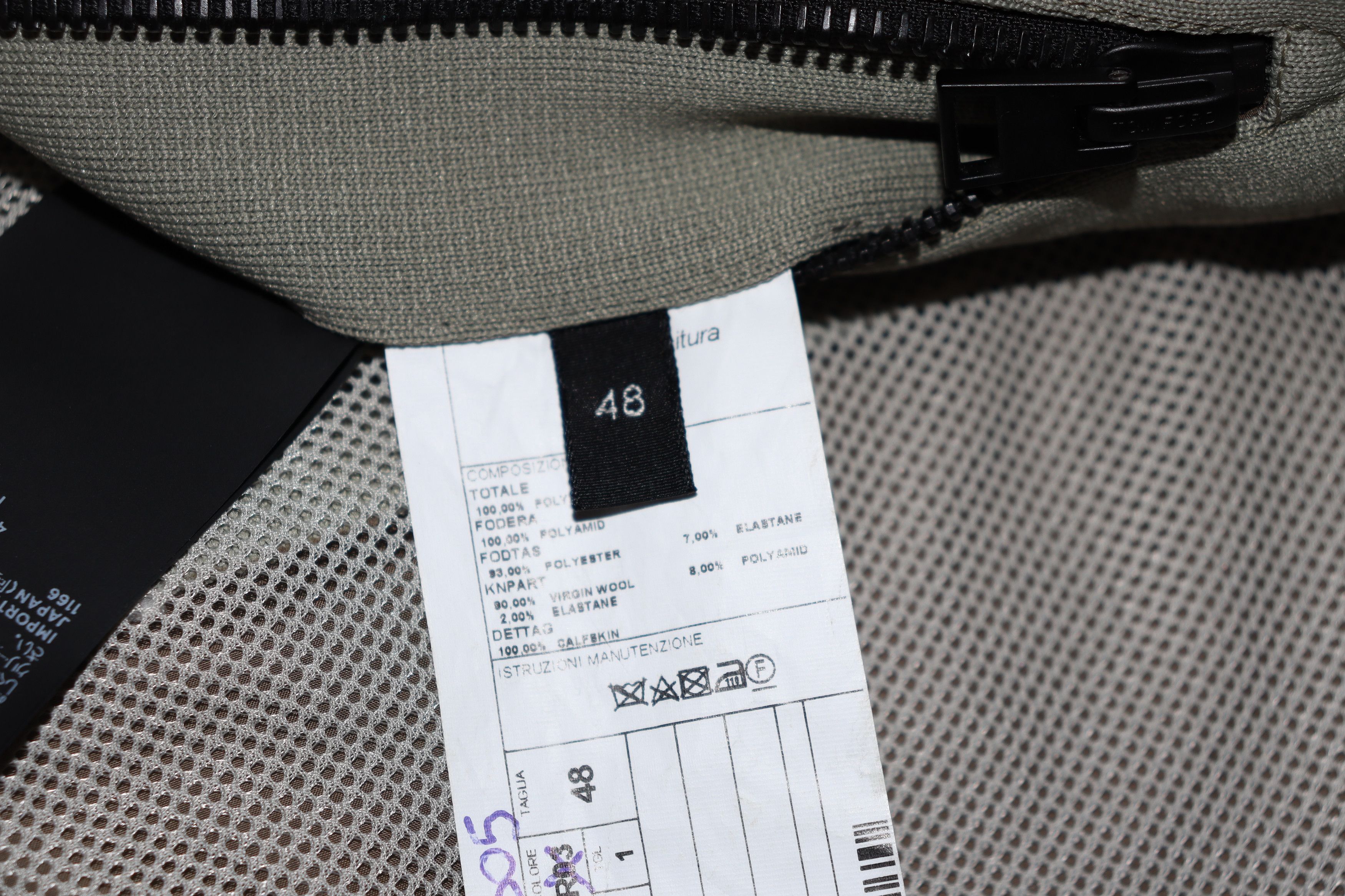 Tom Ford o1rshd1 Zip Up Jacket Hoodie in Light Stone Grey Size US M / EU 48-50 / 2 - 12 Thumbnail