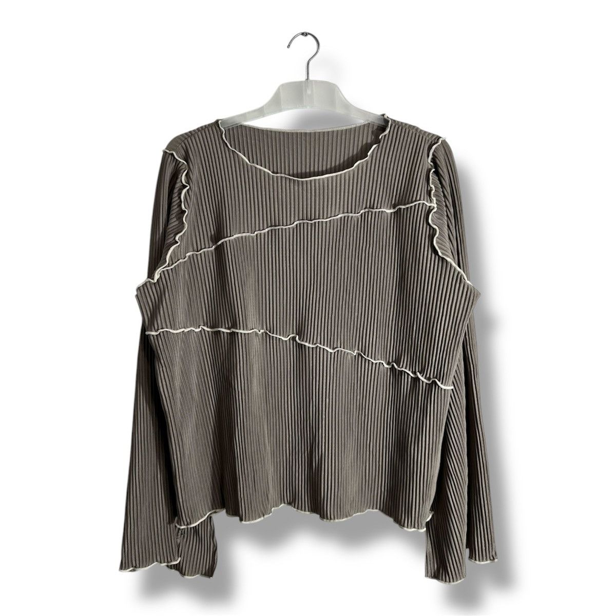 Japanese Brand 2000s UNDEFINED PLEATS LUTIQUE ISSEY MIYAKE YOHJI STYLE Size L / US 10 / IT 46 - 1 Thumbnail