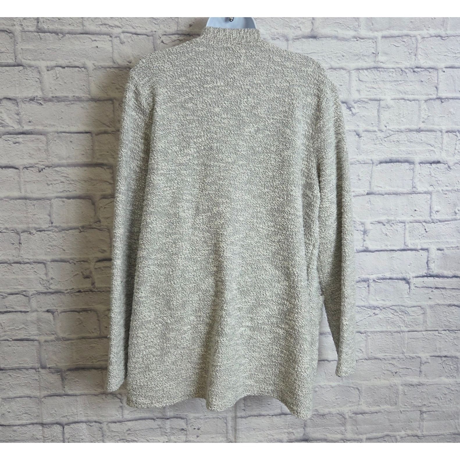 J.Crew J.Crew Medium Light Gray Open Front Cardigan Sweater Pockets Size M / US 6-8 / IT 42-44 - 2 Thumbnail