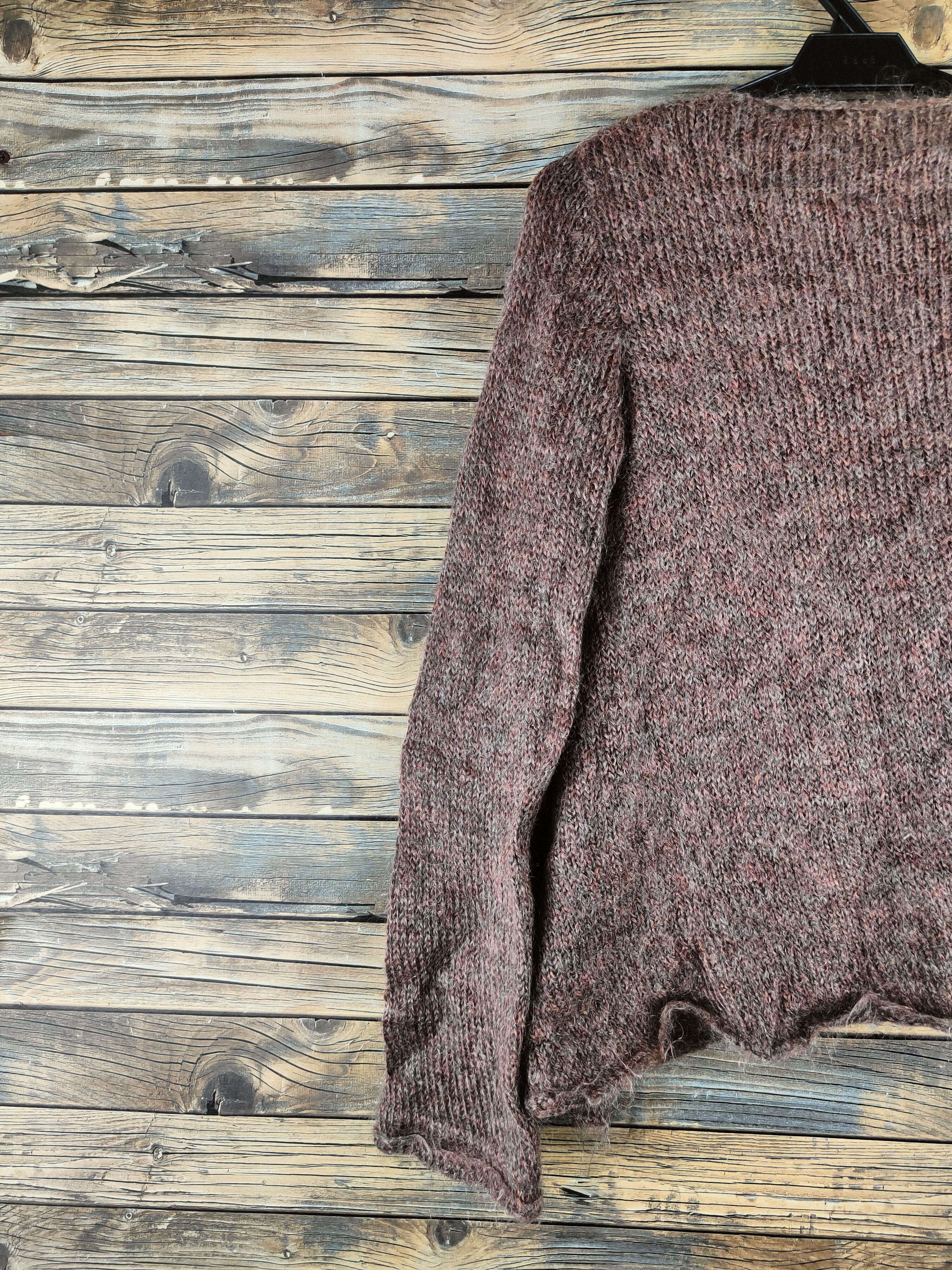 Japanese Brand DL Coigirl Magie Brown Knitwear Cardigans #46-437 Size S / US 4 / IT 40 - 9 Thumbnail