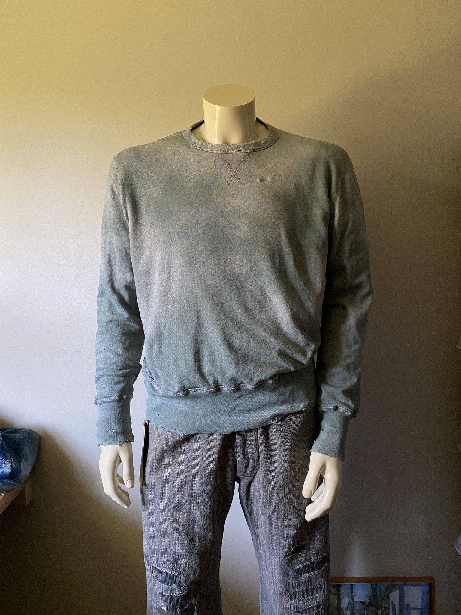 Our Legacy Uneven Dye Sweatshirt Size US M / EU 48-50 / 2 - 1 Thumbnail