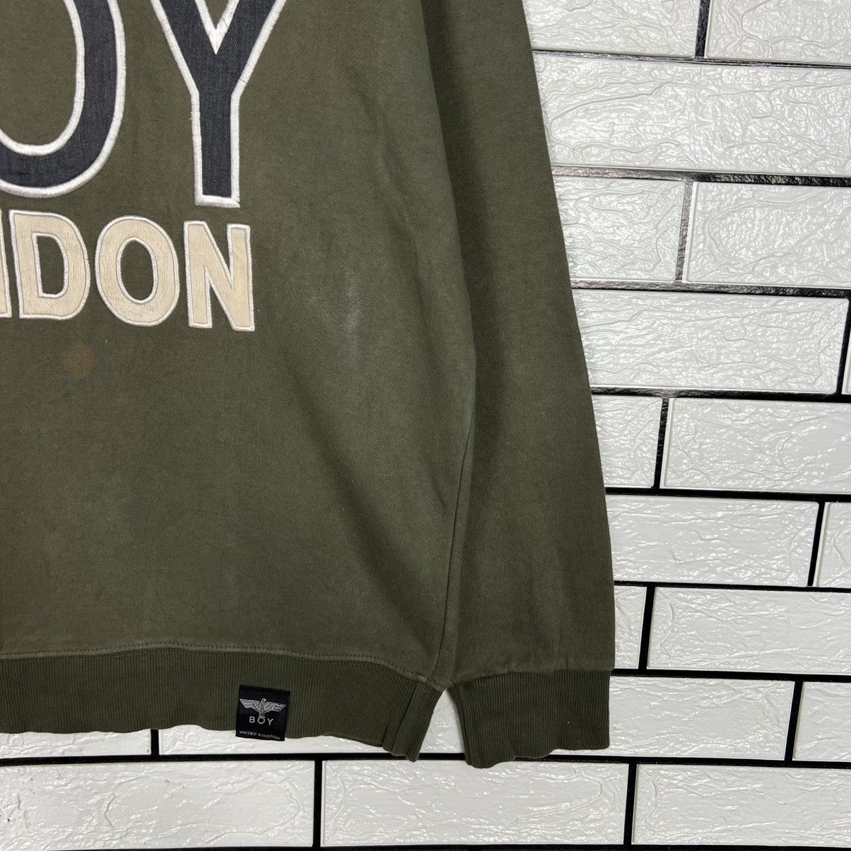 Boy London BOY LONDON Big Logo Khaki Crewneck Sweatshirt #4007-C182 Size US L / EU 52-54 / 3 - 7 Thumbnail