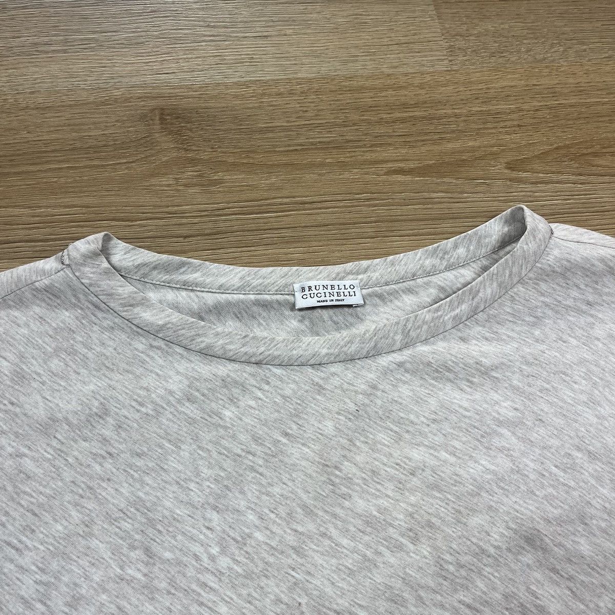 Brunello Cucinelli Brunello Cucinelli Women’s T- Shirt Pocket Short Sleeve Size S / US 4 / IT 40 - 3 Thumbnail