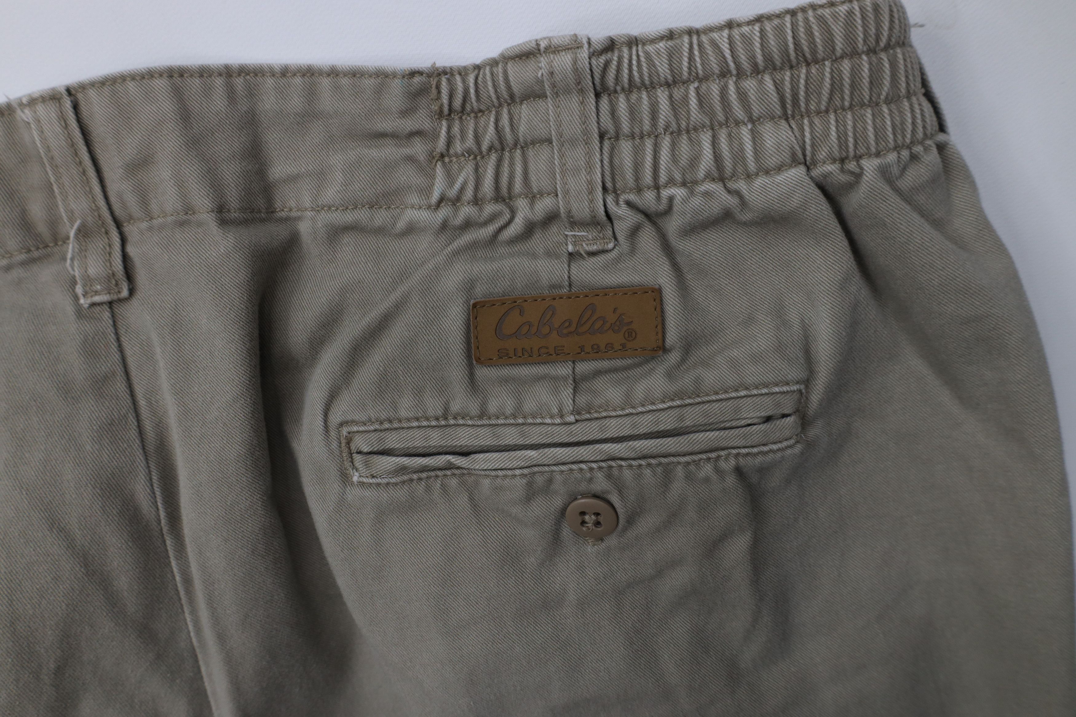 Cabelas Vintage 90s Y2K Cabelas Wide Leg Chino Pants Trousers Beige Size US 40 / EU 56 - 12 Thumbnail
