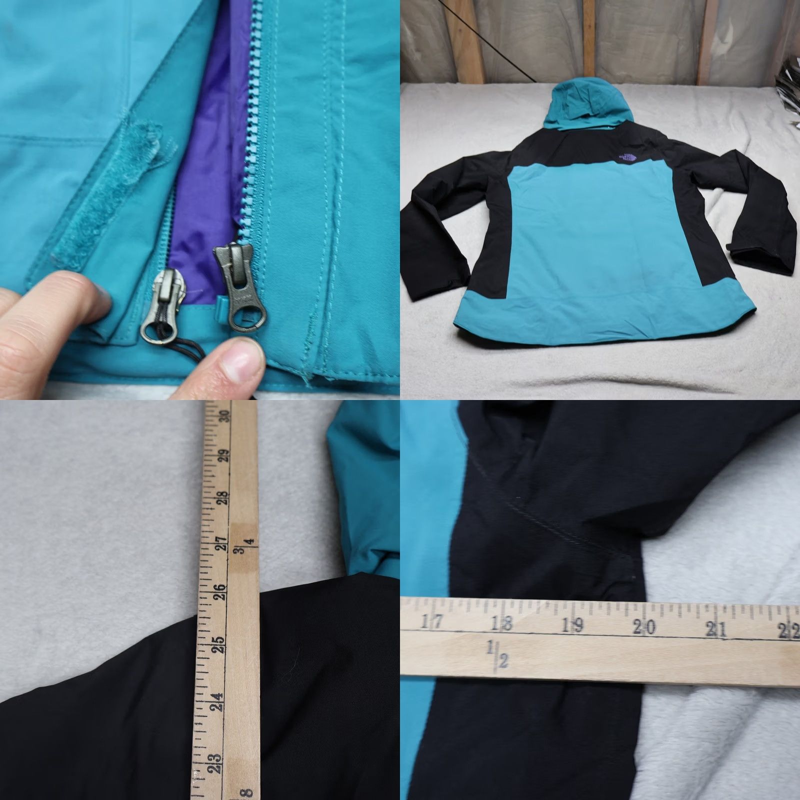 The North Face VINTAGE North Face Jacket Womens Medium Blue Full Zip Ski Outdoor 3in1 Shell Size M / US 6-8 / IT 42-44 - 9 Thumbnail