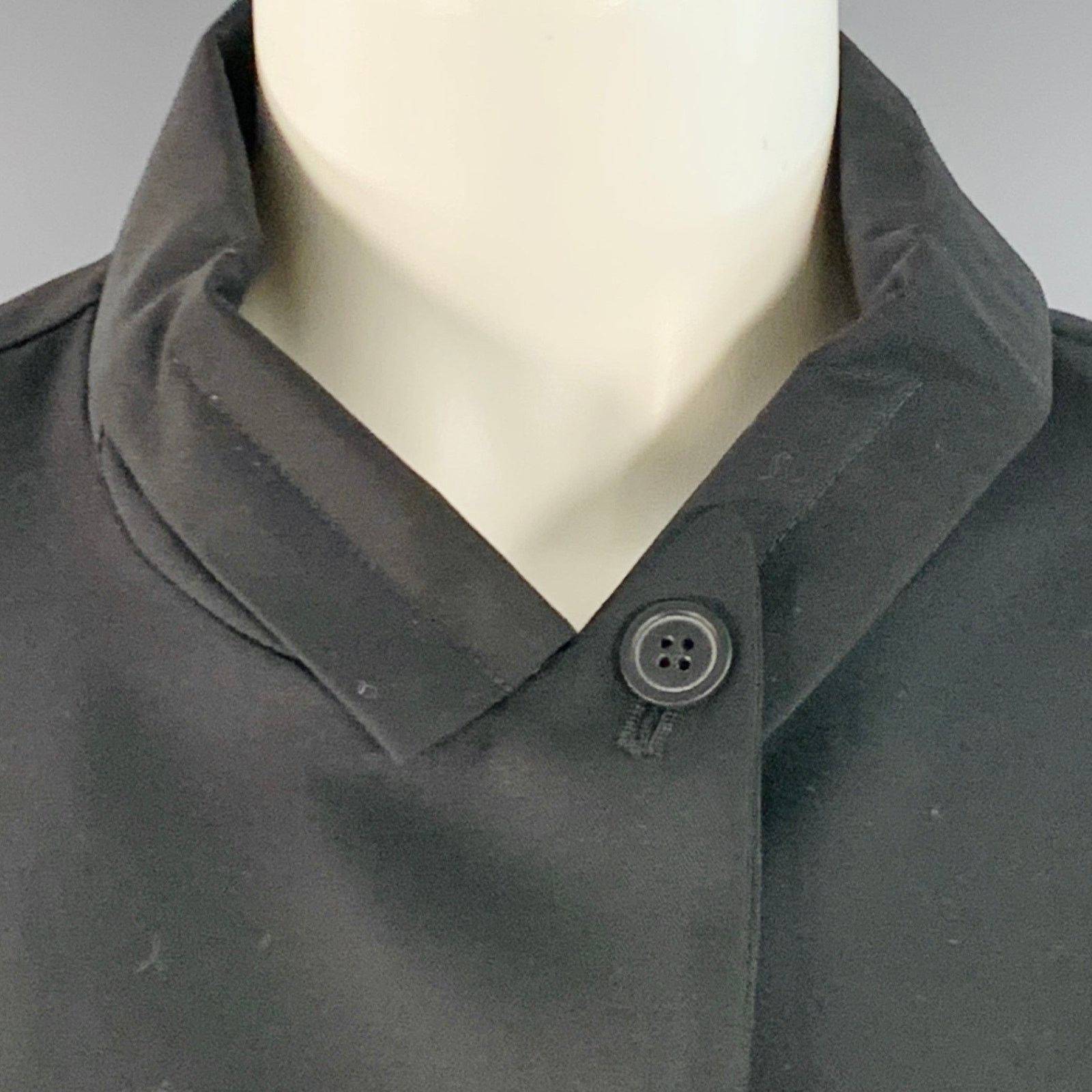 Rundholz XS Black Virgin Wool Distressed Layered Open Back Blazer Size XS / US 0-2 / IT 36-38 - 2 Thumbnail