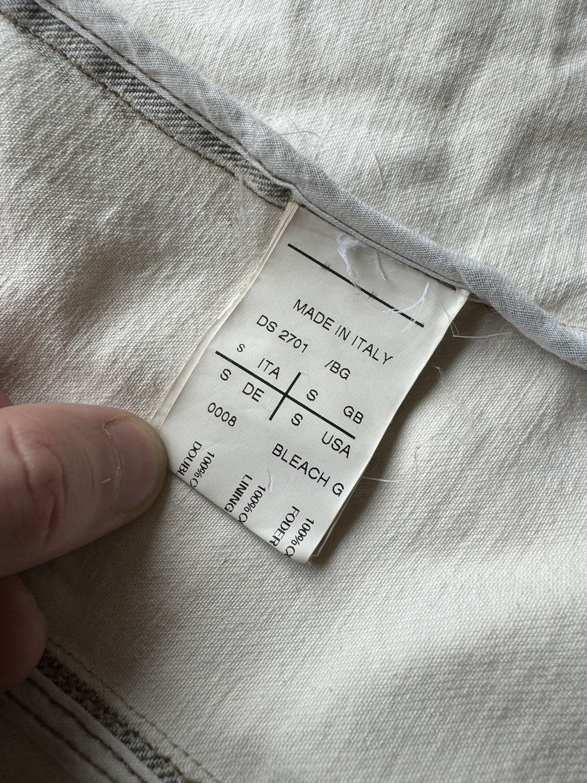Rick Owens × Rick Owens Drkshdw Rick Owens DRKSHDW Denim Washed Dyed Denim Vest Jacket Size US S / EU 44-46 / 1 - 7 Thumbnail