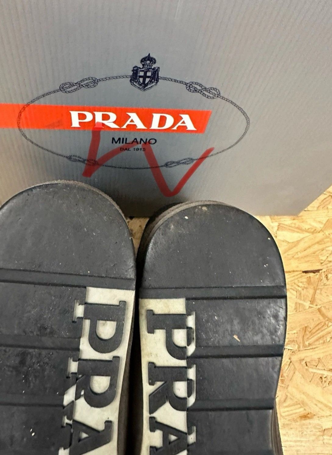 Prada Prada boots size 11,5 dark gray Size US 11.5 / EU 44-45 - 14 Thumbnail