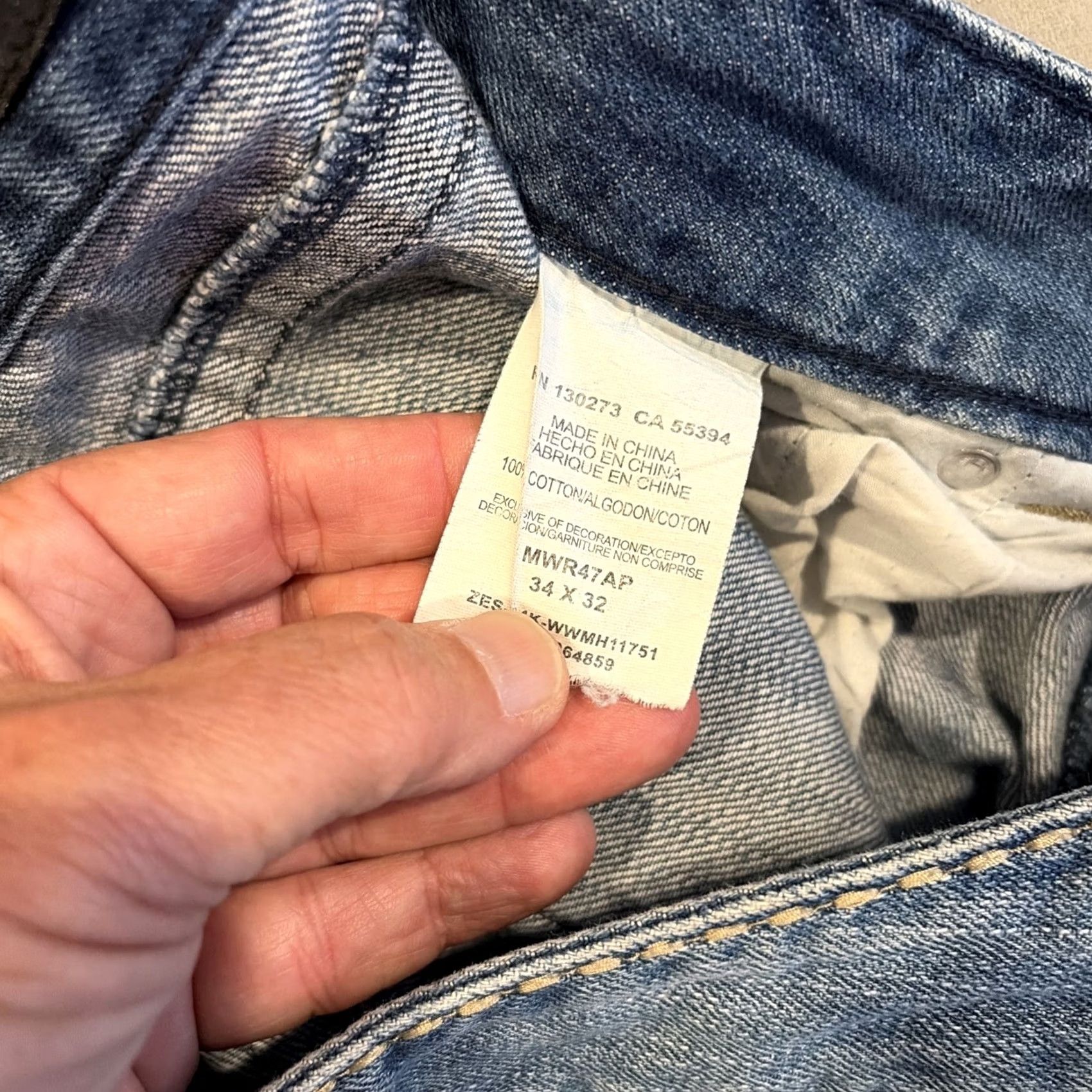 Wrangler Wrangler Rock 47 Jeans Bootcut Denim 36 Regular Blue 90s Cowboy Western Rock 47 by Wrangler Mens Jeans Size US 36 / EU 52 - 5 Thumbnail