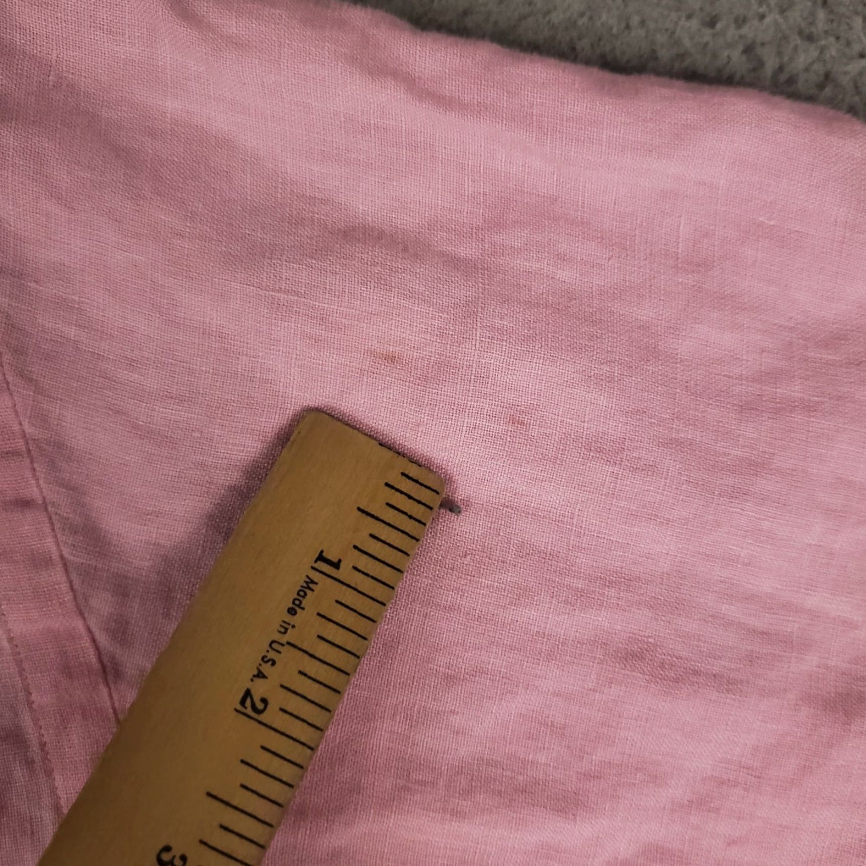 Ralph Lauren Ralph Lauren Shirt Mens XL Pink Linen Blake Pony Button Up Short Sleeve Size US XL / EU 56 / 4 - 6 Thumbnail