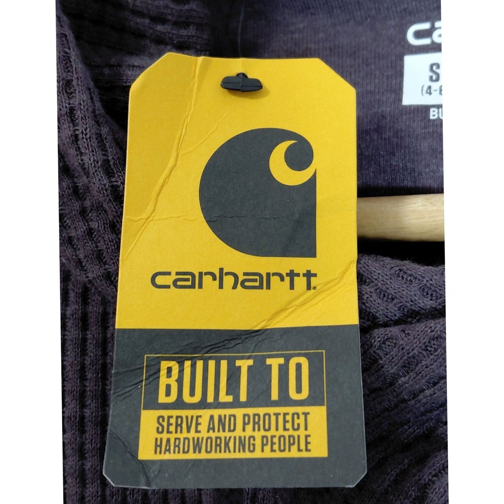 Carhartt Carhartt Hooded Relaxed Fit Hoodie Purple Solid Knit Size S Men Size US S / EU 44-46 / 1 - 7 Thumbnail