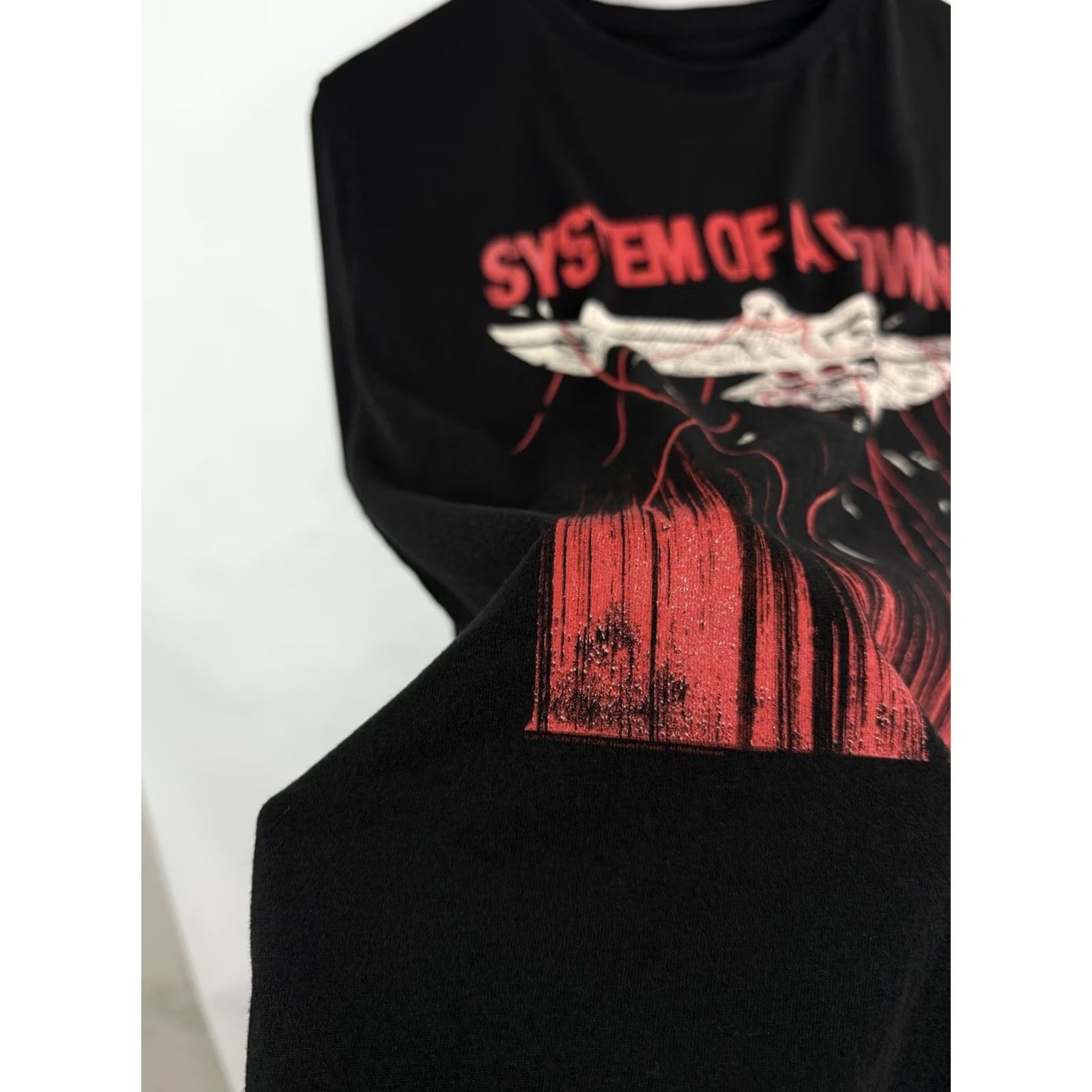 Etro VINTAGE System Of A Down T-Shirt Retro Dove Overcome Black L Mens Size US L / EU 52-54 / 3 - 6 Thumbnail